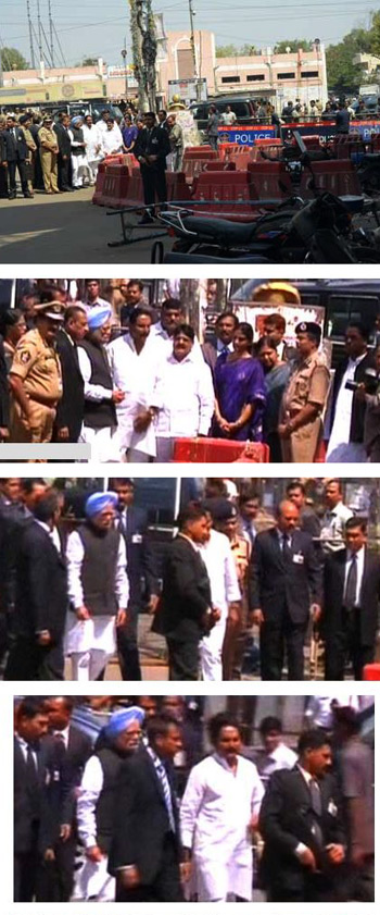 Hyderabad bomb blasts: Prime Minister arrives, to meet the injured
