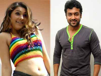 actor surya with hansika in kollywood