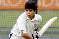 Arjun tendulkar playing in sachin s cricket sachin cricket tourney