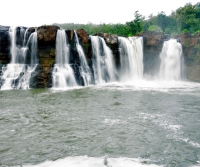 The beautiful waterfalls in north india