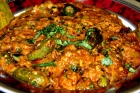 South indian masala curry brinjal recipie making