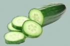 Cucumber in the summer heat regulating