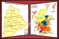 Comparison between telangana and scotland