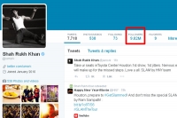 Bollywood baadshah shah rukh khan creates another sensation in twitter