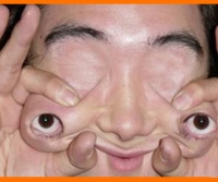 The craziest eyes in the worldwide which looks dangerous ever seen