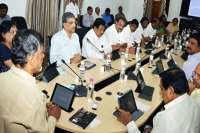 Chandrababu fires on his cabinet ministers