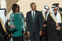 Barack obama mischelle obama unhappy saudi arabia tour