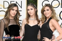 Hollywood actresses black gown protest at globes awards