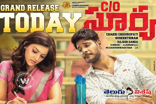 Sandeep Kishan's C/O Surya Movie Review and Rating. The Suseendran Directorial Venture Story and Synopsis Cast Performances. 