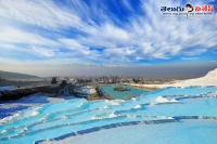 Best touring place in turkey is pamukkale