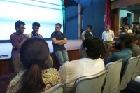 Rahul gandhi look like a student at at programmee in film and television institute of india