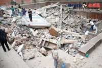 Strong earthquake rocks nepal emergency declared