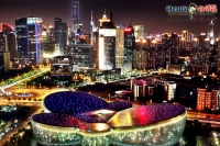 The beauty of shanghai in china