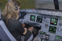 Inexperienced girl trying to land a320