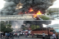 Massive fire breaks out at rubber industry in patancheru