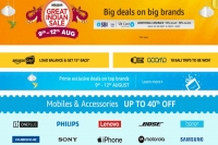 Amazon great indian sale 2017 to begin from august 9 august 12