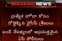 Ysrcp party called for ap bandh to allot special status