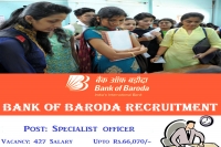 Bank of baroda specialist officers recruitment