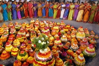 Telangana government announces 10crores to bathukamma celebrations