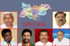 Who is contesting from medak mp in by poll