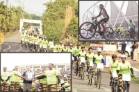With parade of over 1300 bicycles cisf sets new guinness world record