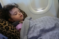 A crying baby stoped the plane in london