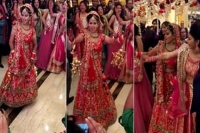 Viral video bride dancing her way to the wedding stage