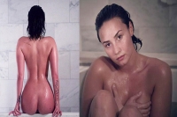 Demi lovato appears naked to promote positive body image