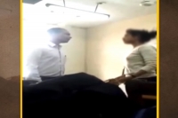 Du student thrashes professor for allegedly harassing her