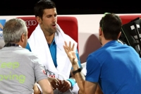 Djokovic quits dubai with eye problem ends 17 finals streak
