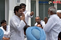 Congress vice president rahul gandhi met farmers