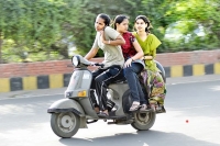 Traffic police to plan fine on all the three in triple riding