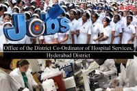 Hyderabad revenue department recruitment staff nurse lab technician jobs
