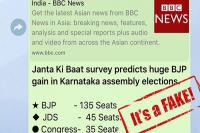 Fake opinion poll with bbc logo says bjp will win in karnataka