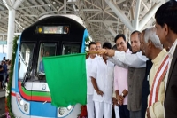 Hyderabad metro starts operations on ameerpet lb nagar route