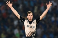 Mitchell santner is learning from video footage of axar patel