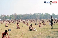 Candidates asked to strip down to their underwear for army exam