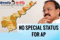 Central minister venkiah niadu clear that ap dont have the eligibility to get special status
