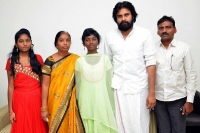 Srija family members meets pawan kalyan