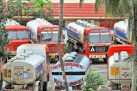 Petroleum truckers in telangana go on stir