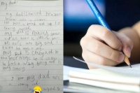 5 year old girl writes hilarious poem about her smelly lazy dad