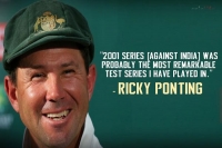Ricky ponting speaks on playing 2001 test series against india