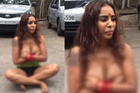 Aspiring actress strips in public at film chamber alleging sexual exploitation