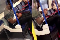 Commuters flee after spotting man casually clipping his fingernails on london tube train