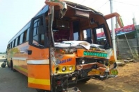 Volvo busess accident in gadwal district