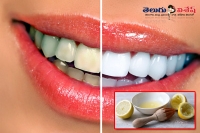 Lemon remedy for yellowish teeth health tips homemade remedies