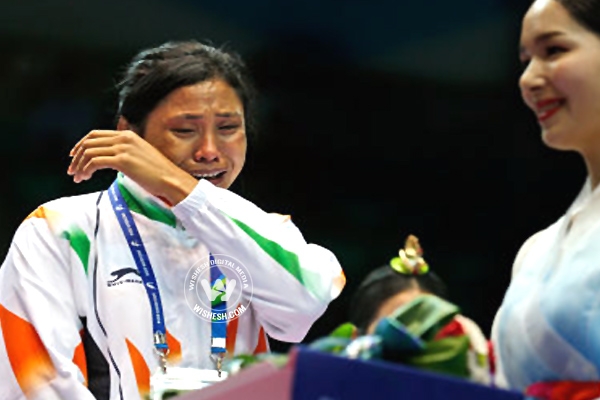 Aiba suspends boxer sarita who refused bronze medal in asian games