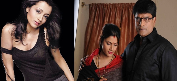 Telugu movie news actress trisha demand ravibabu romance
