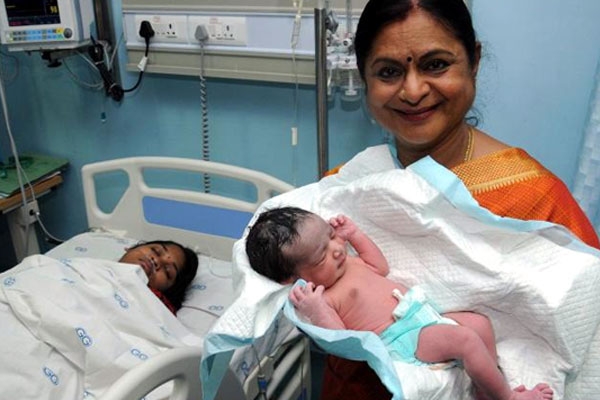 Test tube baby kamalaratnam gave birth to child
