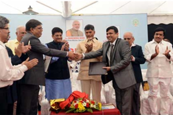 Center and ap govt signs mou on power
